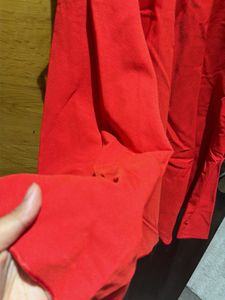Chic Red A-Line Dress