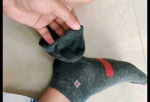 Comfortable Grey Ankle Socks