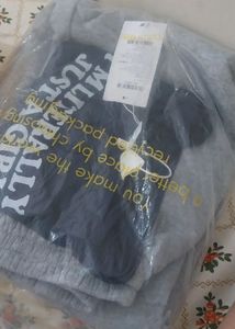 Grey Wide Leg Sweatpants