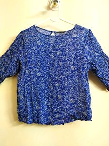 🔥Buy1get1🔥 CHEMISTRY BLUE TOP FOR WOMEN