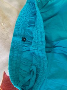 Blue Anarkali Kurta Set