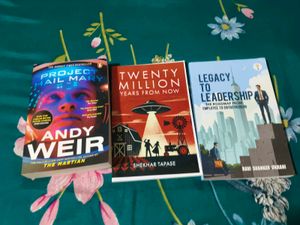 Three Books: Sci-Fi, Leadership & More