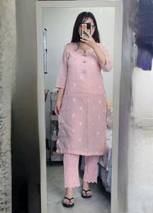 Pink Kurta Set