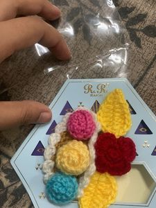 Handmade Crochet Rakhi Design Accessory