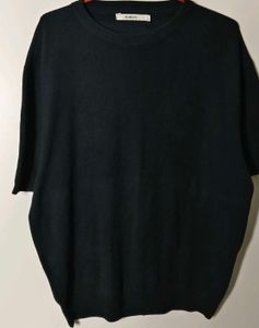 KOREAN Black Knit Tshirt ✨🖤