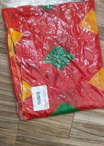 🆕 Beautiful Georgette Saree Attached Blause Piece