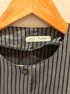 Beautiful Striped  crop shirt