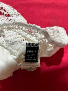 White Lace Tube Top