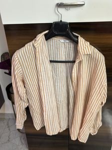 Striped Casual Button-Up Shirt