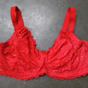 Red Lace Bra