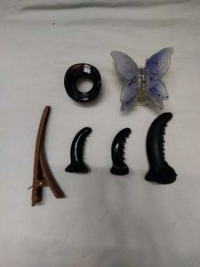 Assorted Hair Clips & Accessories Set