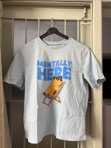 Cute Capybara "Mentally Here" T-Shirt