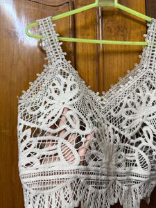 Boho Crochet Lace Crop Top