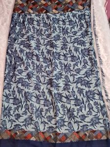 Boho Floral Print Maxi sarees without blouse