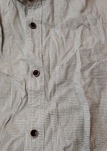 Classic Checked Kurta with Button Detail