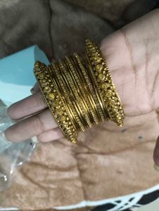Golden Bangle Set