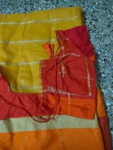 Price dropped Vibrant Yellow &amp; Orange blouse
