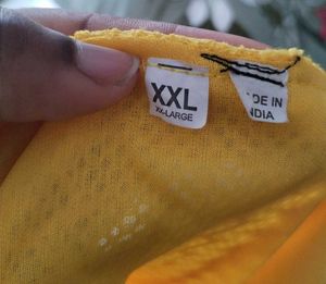 Yellow Lace Sleeveless Top