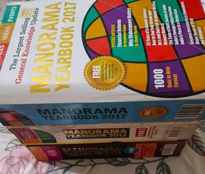 Manorama Yearbook 2012, 2013, 2017