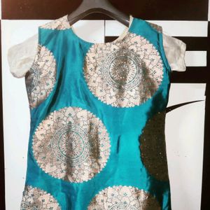 Beautiful Dress In 3 Piece Gown+ Jacket+Dupatta