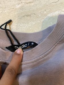 Grey Pullover Sweatshirt