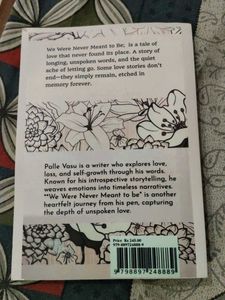We Were Never Meant to Be Book