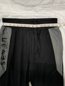 Stretchable Black Track Pants