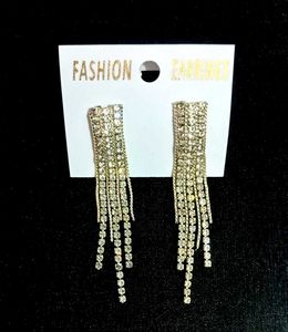 Sparkling Tassel Drop Earrings