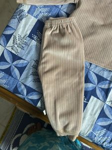 Cute Striped Pajama Set for Kids