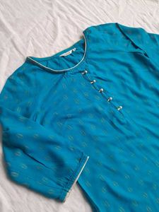 Sea green dailywear kurta
