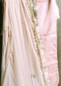 hand work peach kurtas set