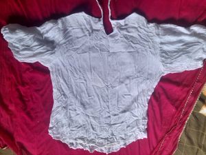 BOHO WHITE TOP(SPARKLE)