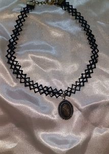 victorian vintage lace necklace