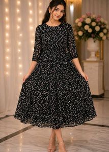 Chic Floral Print Maxi Dress