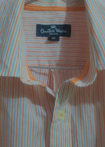 Striped Button-Down Shirt