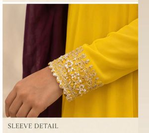 Vibrant Yellow Anarkali Gown