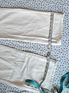 Cream Cargo Pants