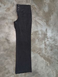 Y2K Corporate Siren High-Waisted Corset Flared Tro