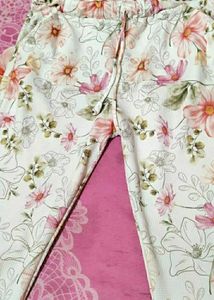 Floral Print Casual Pants