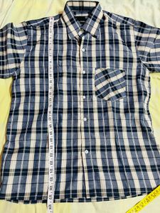 JOHN PHILLIPS Men's Plaid Button-Up Shirt