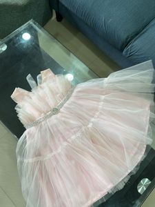 Girls baby Pink Tulle Dress - Party wear