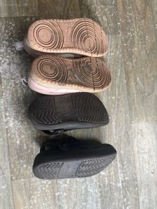 Combo of Nike Sneakers and Crocs