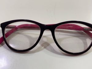 Stylish Black & Pink Eyeglasses (-3.5D cylinder)