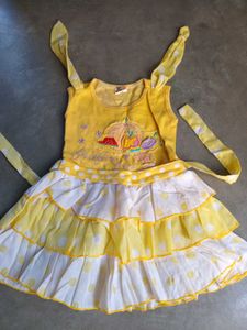 Cute Yellow New Dress