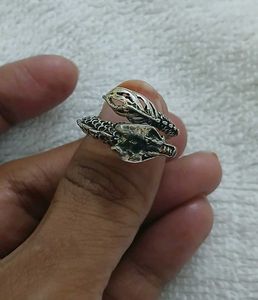 Cobra Ring - Silver Tone