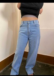 Light Wash Wide Leg Jeans