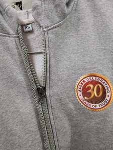 Grey Zip-Up Hoodie
