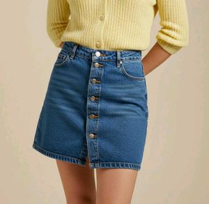 Blue Denim Skirt