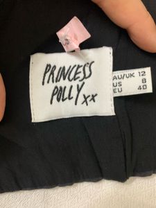 Black Corset Style Strapless Top