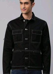 Black Tranding Denim Unisex Jacket 🧥